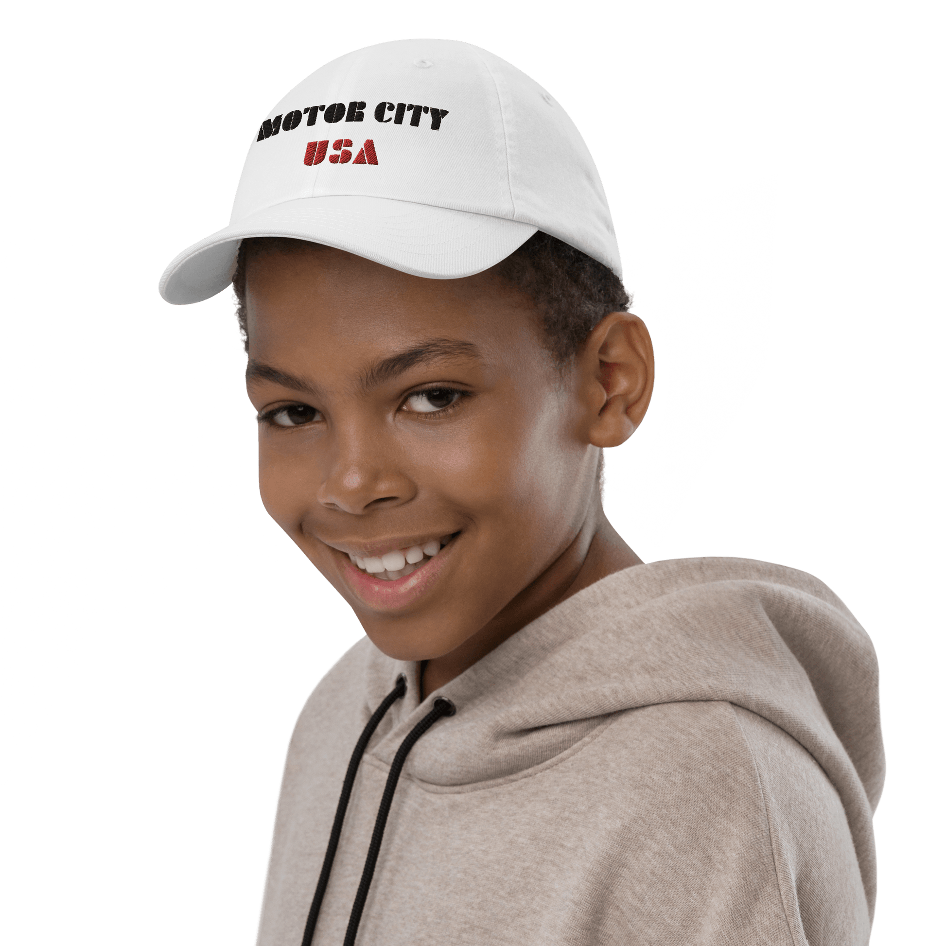 'Motor City USA' Youth Baseball Cap - Circumspice Michigan