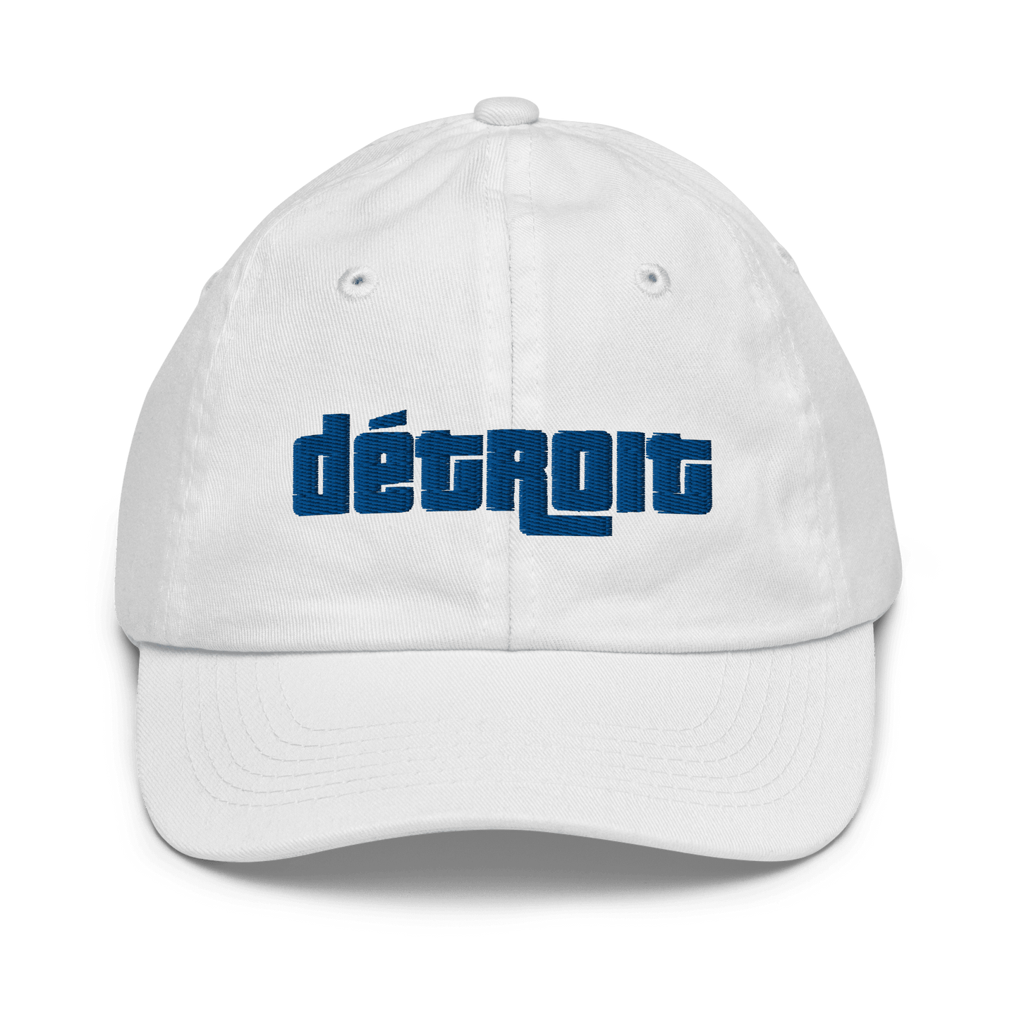 'Détroit' Youth Baseball Cap (1970s Font) - Circumspice Michigan