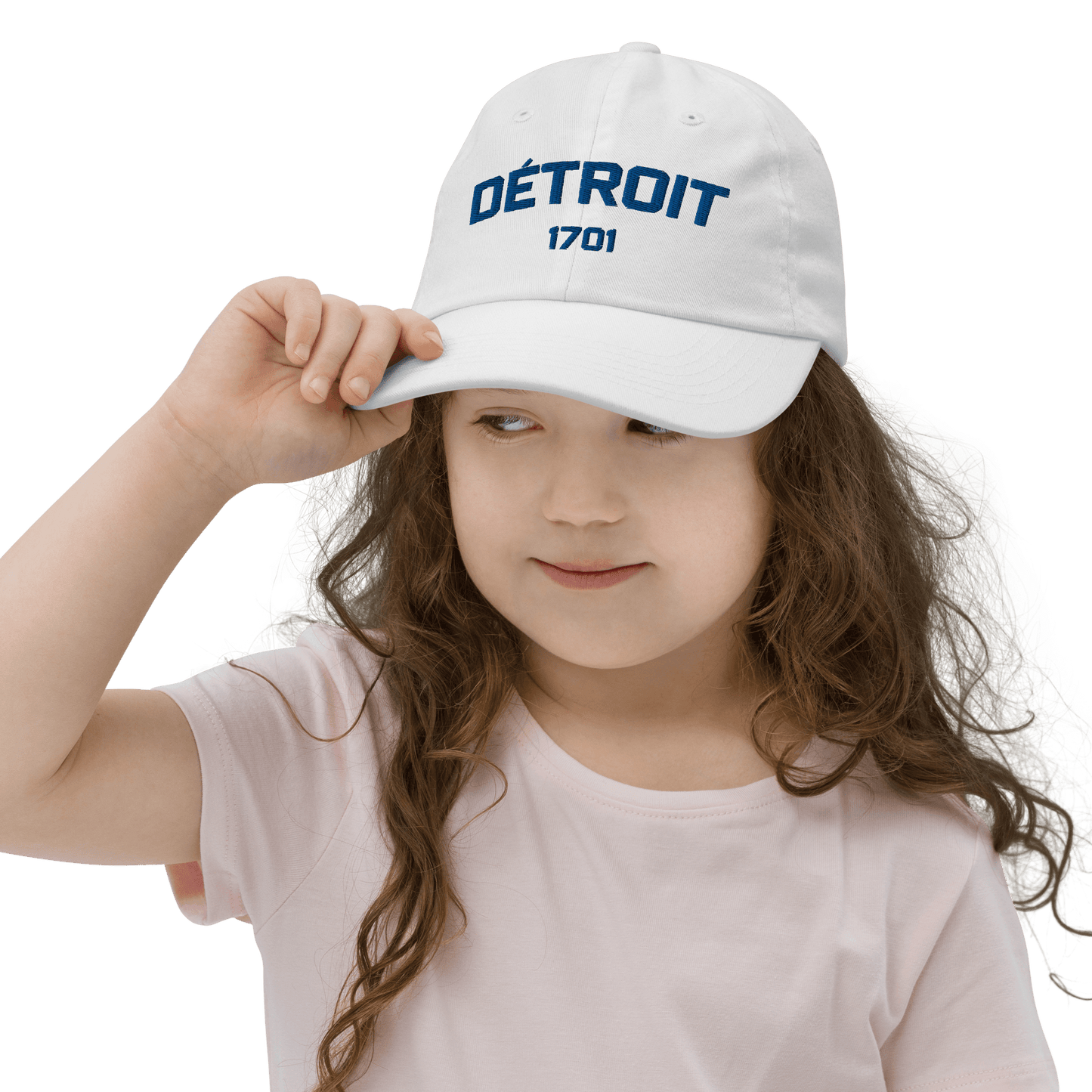 'Detroit 1701' Youth Baseball Cap - Circumspice Michigan