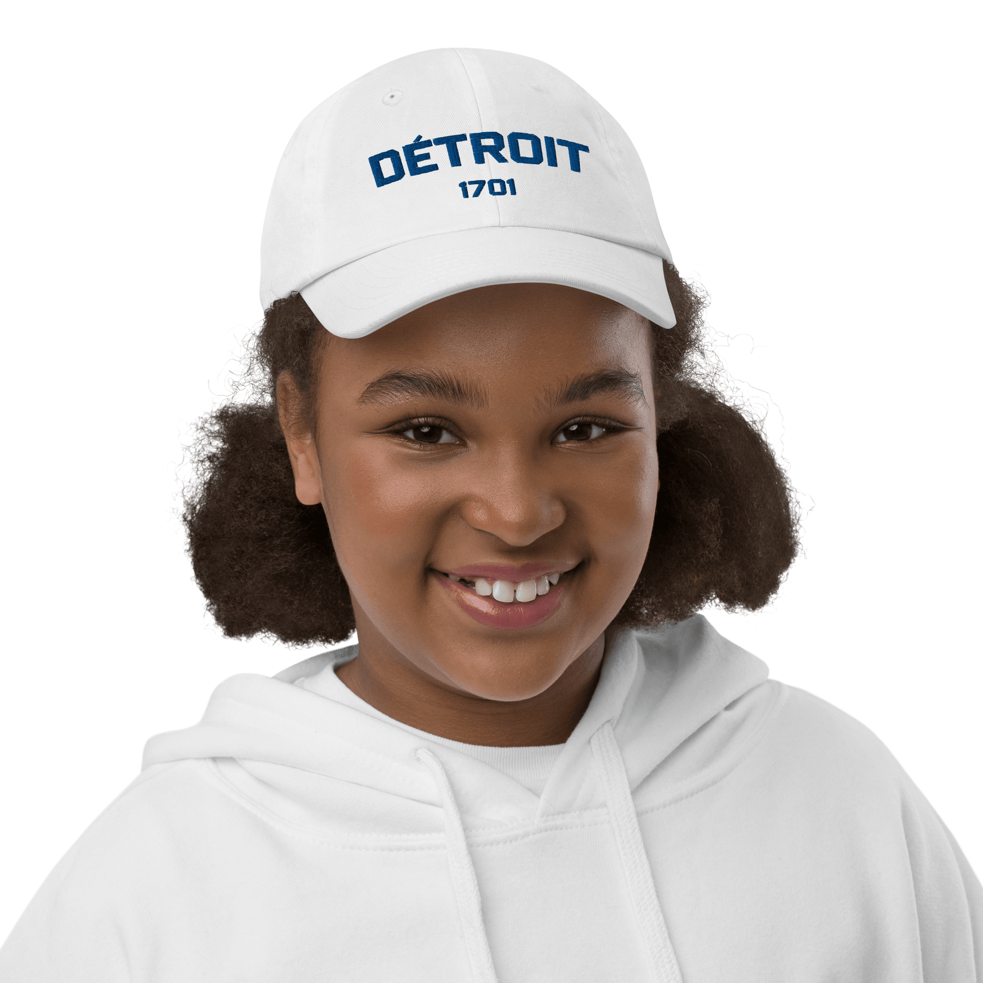 'Detroit 1701' Youth Baseball Cap - Circumspice Michigan