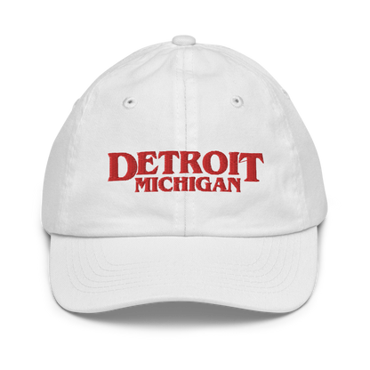 'Detroit Michigan' Youth Baseball Cap (1980s Drama Parody)