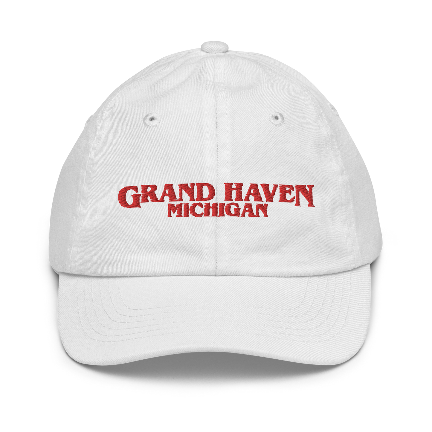 'Grand Haven Michigan' Youth Baseball Cap (1980s Drama Parody)