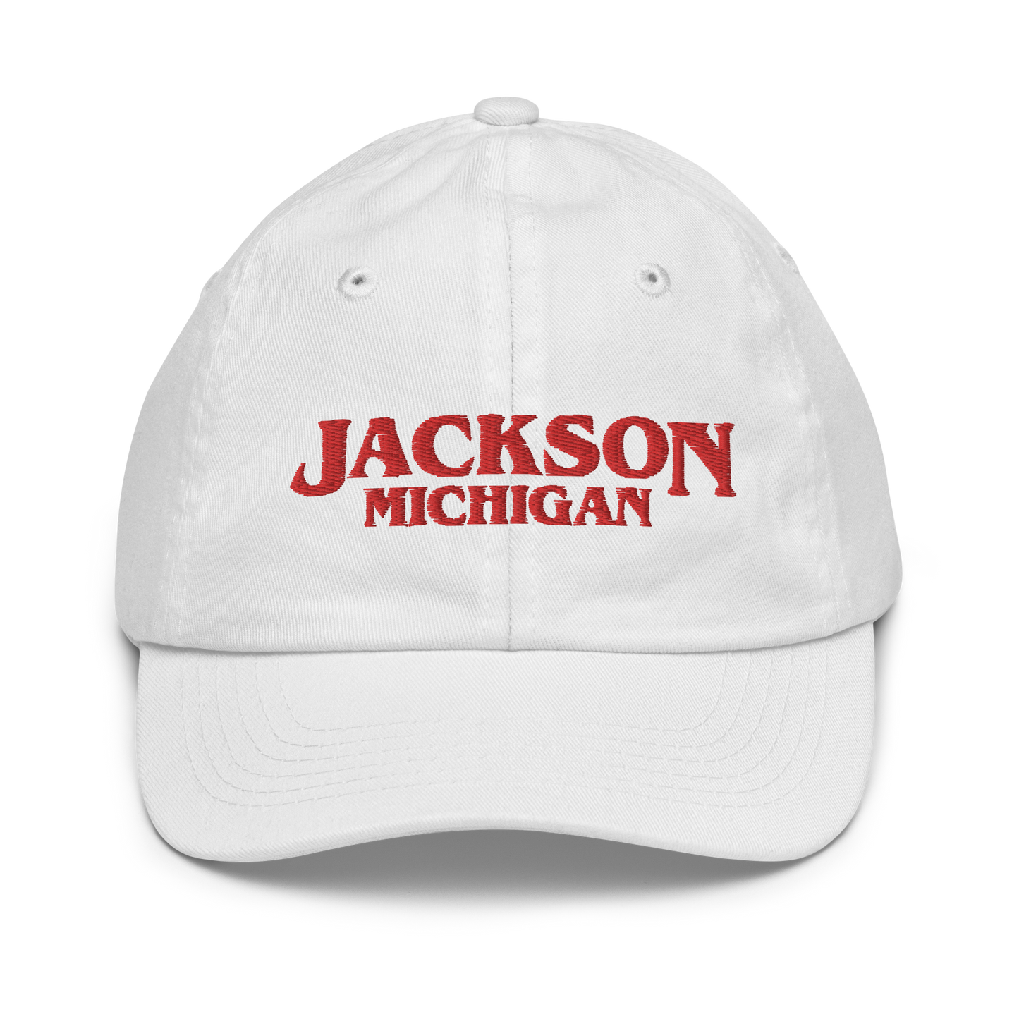 'Jackson Michigan' Youth Baseball Cap (1980s Drama Parody)