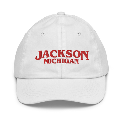 'Jackson Michigan' Youth Baseball Cap (1980s Drama Parody)