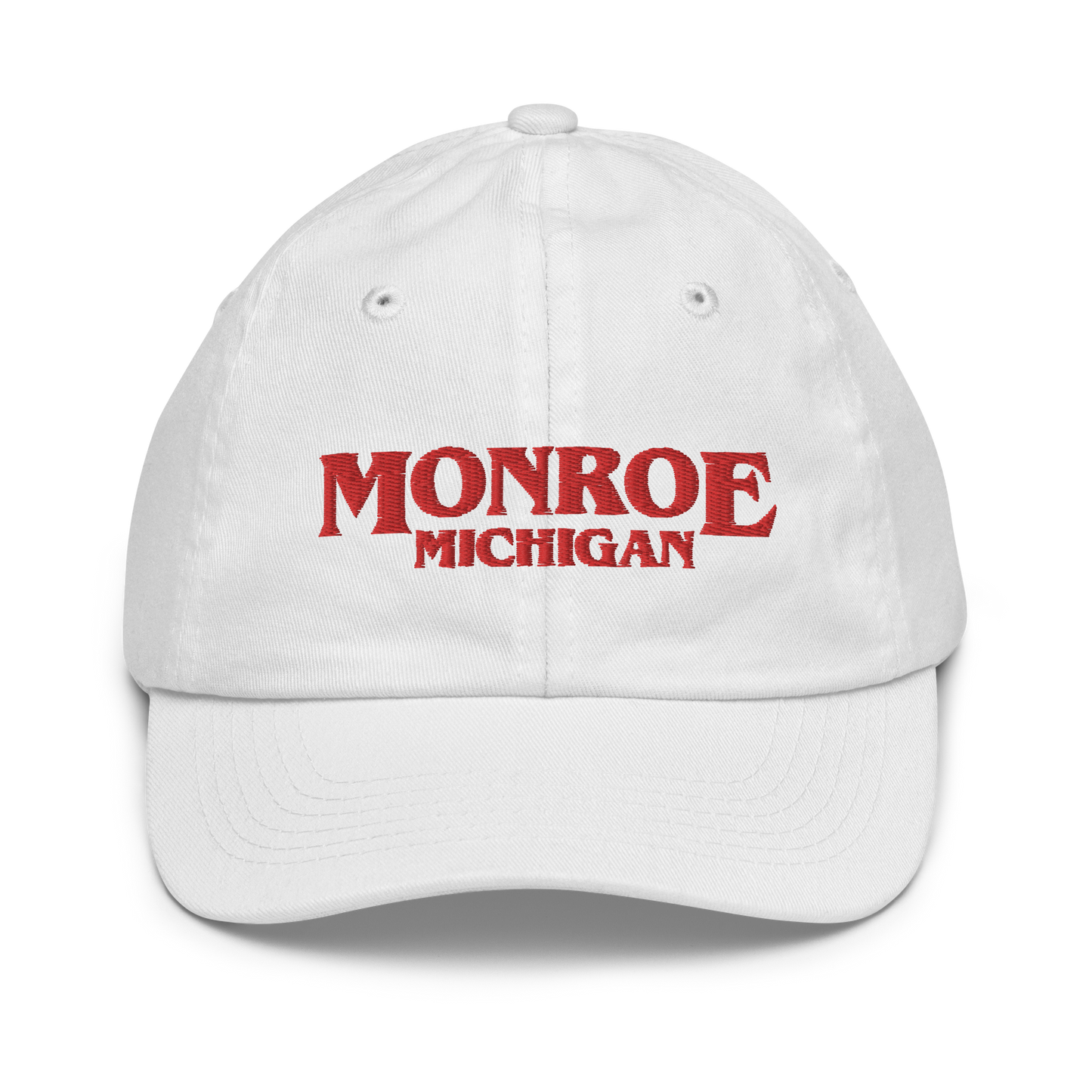 'Monroe Michigan' Youth Baseball Cap (1980s Drama Parody)