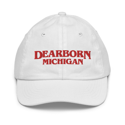 'Dearborn Michigan' Youth Baseball Cap (1980s Drama Parody)