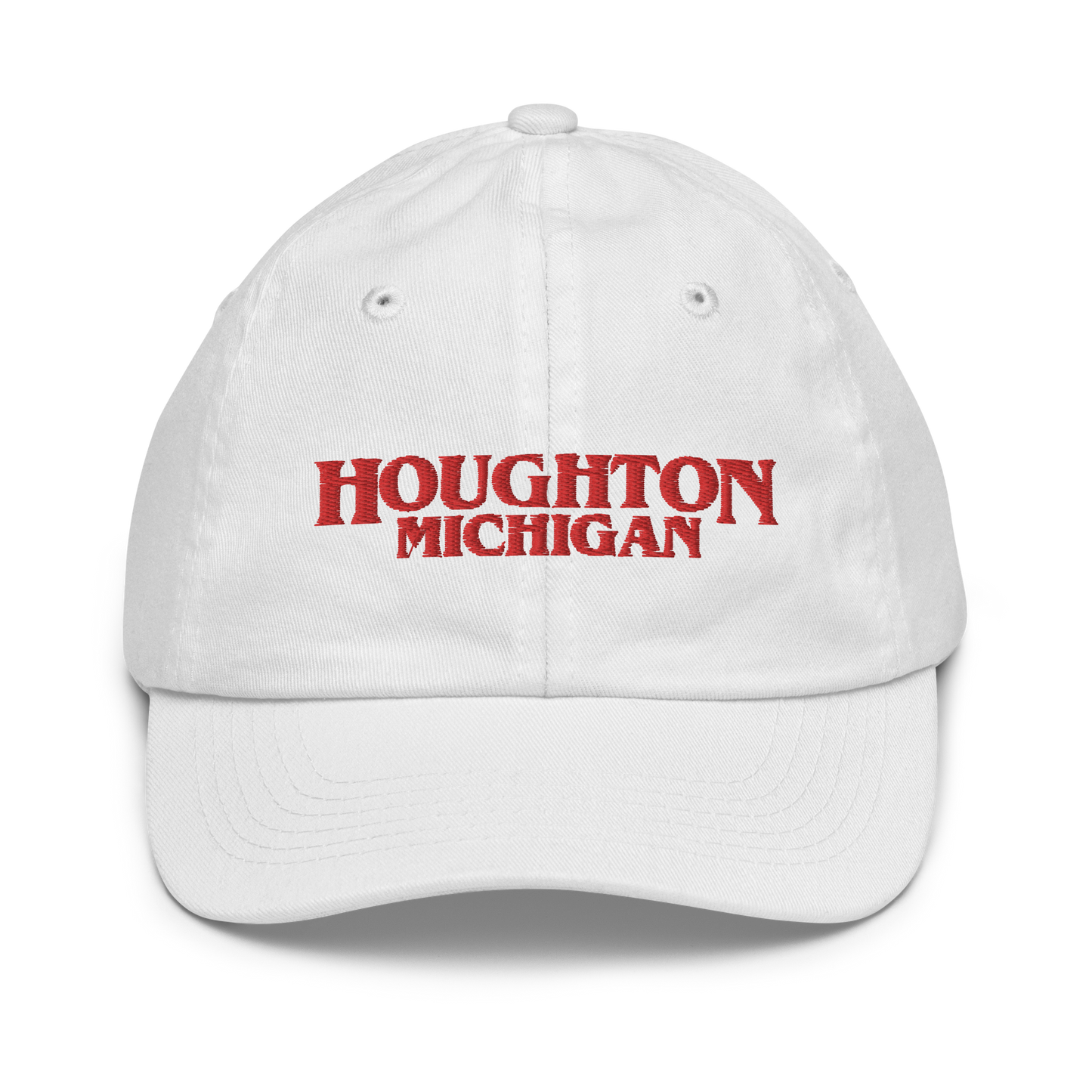 'Houghton Michigan' Youth Baseball Cap (1980s Drama Parody)