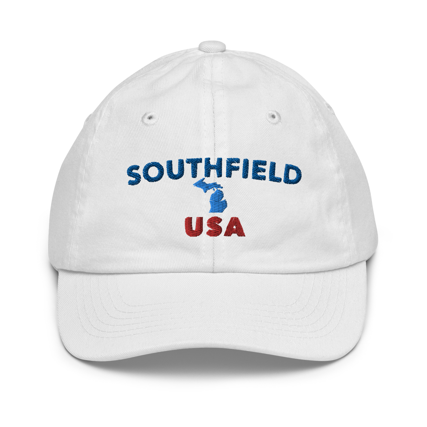 'Southfield USA' Youth Baseball Cap (w/ Michigan Outline)