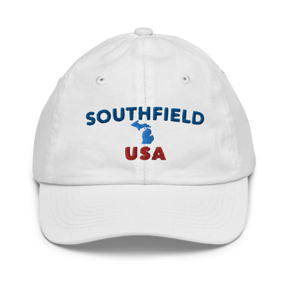 'Southfield USA' Youth Baseball Cap (w/ Michigan Outline)