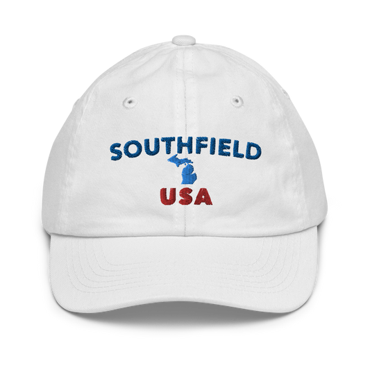 'Southfield USA' Youth Baseball Cap (w/ Michigan Outline)