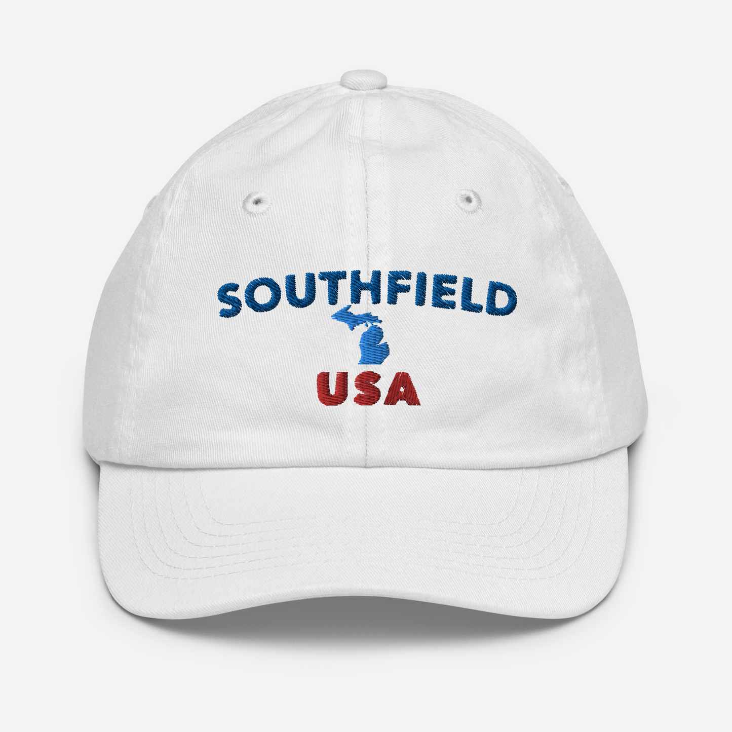 'Southfield USA' Youth Baseball Cap (w/ Michigan Outline)