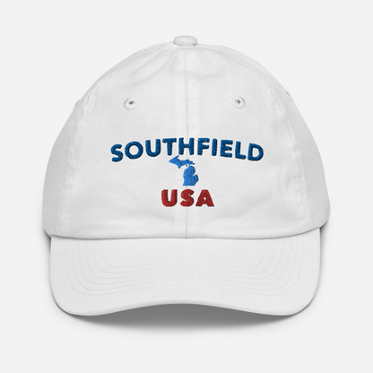 'Southfield USA' Youth Baseball Cap (w/ Michigan Outline)