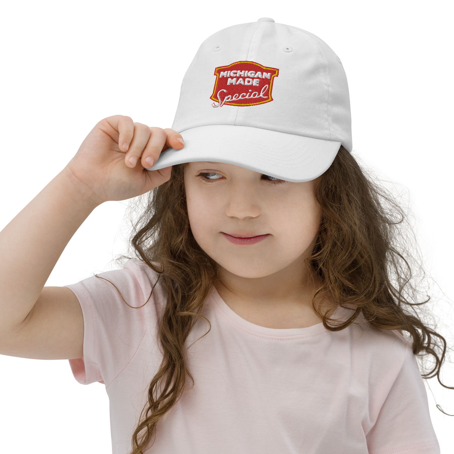 'Michigan Made' Youth Baseball Cap (Potato Chip Parody)