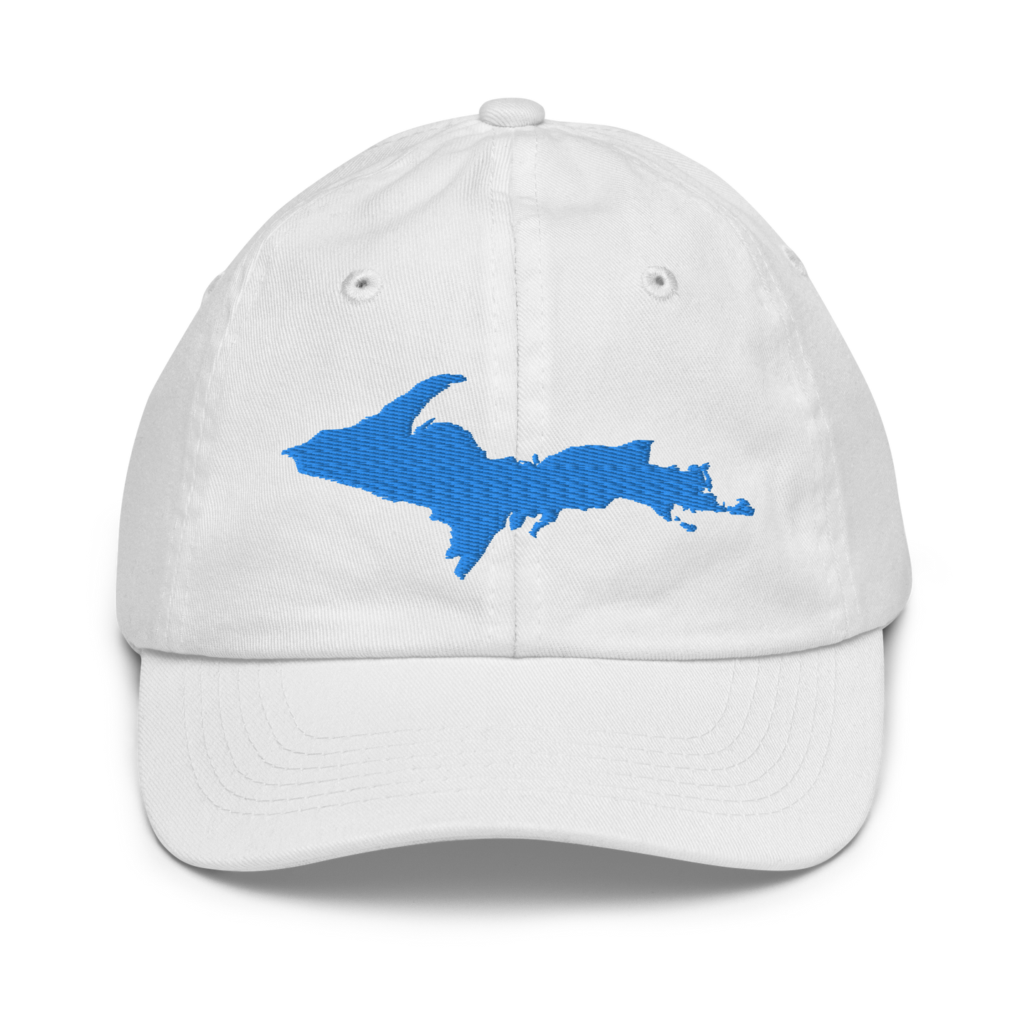 Michigan Upper Peninsula Youth Baseball Cap (w/ Azure UP Outline)