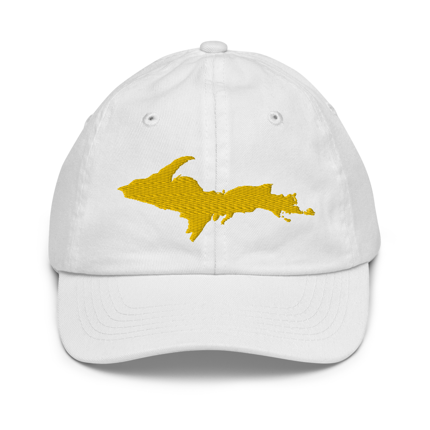 Michigan Upper Peninsula Youth Baseball Cap (w/ Gold UP Outline)