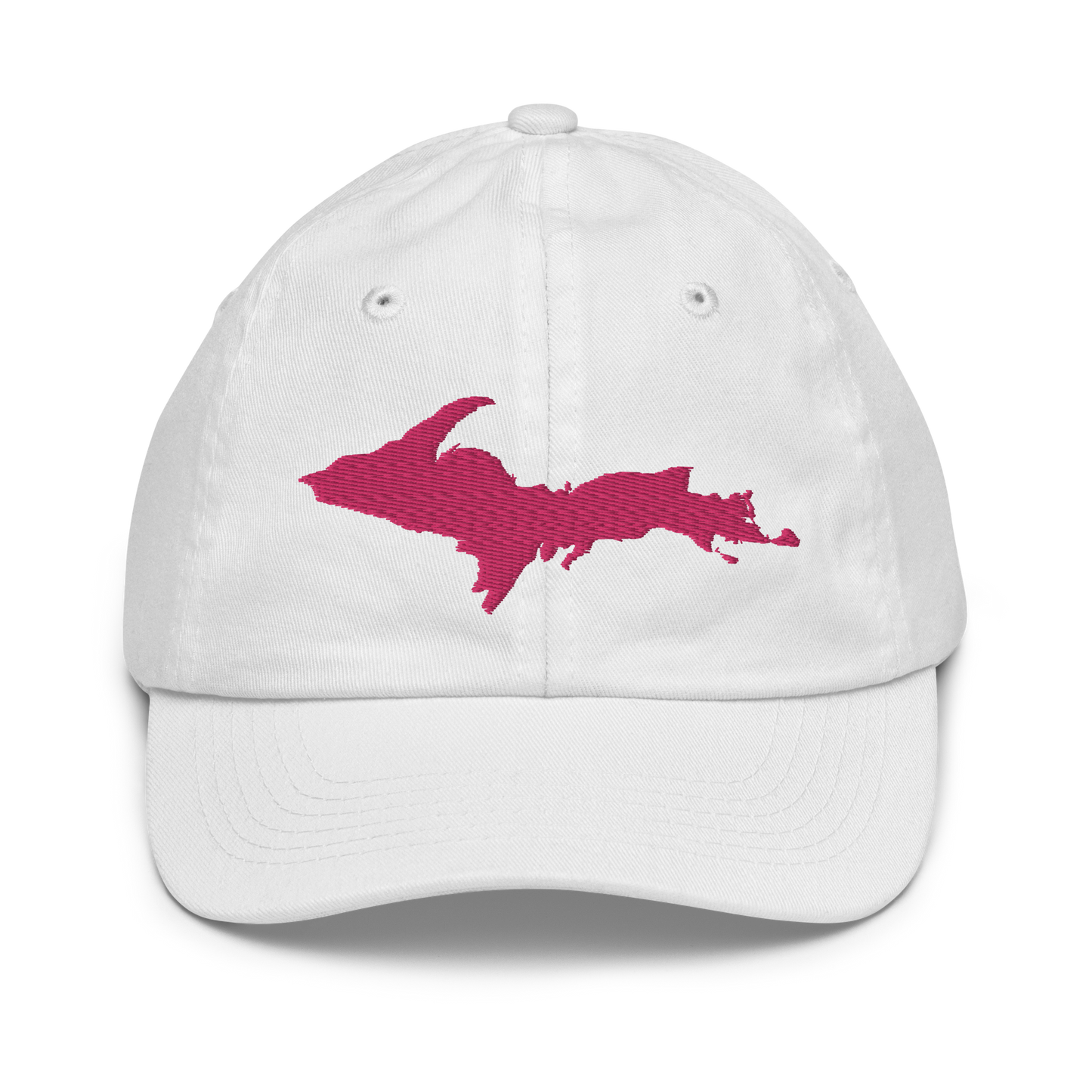 Michigan Youth Baseball Cap (w/ Pink UP Outline)