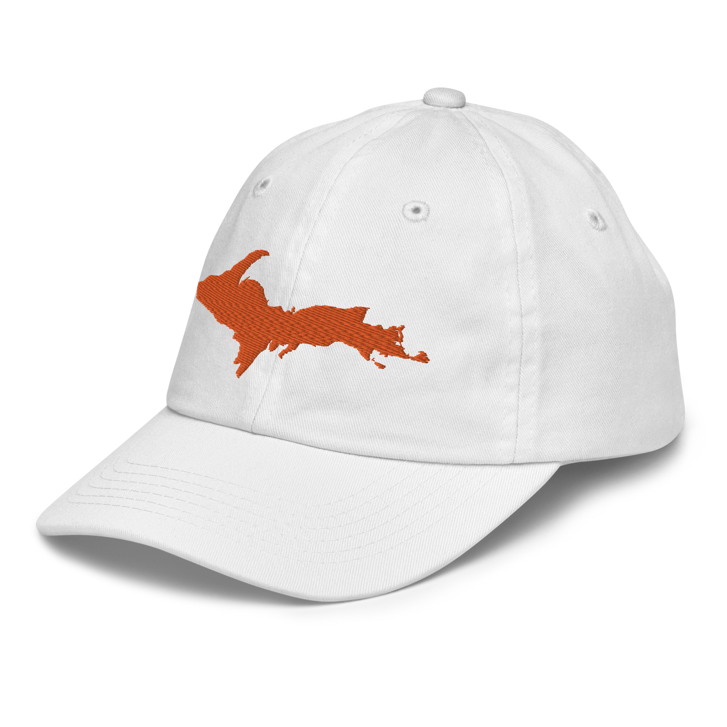 Michigan Upper Peninsula Youth Baseball Cap (w/ Orange UP Outline)