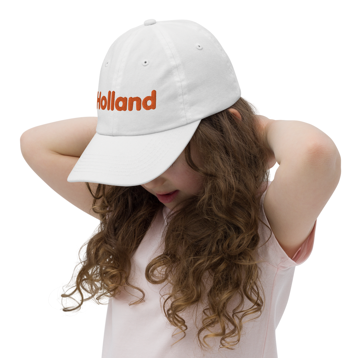 'Holland' Youth Baseball Cap | Dutch Orange Embroidery