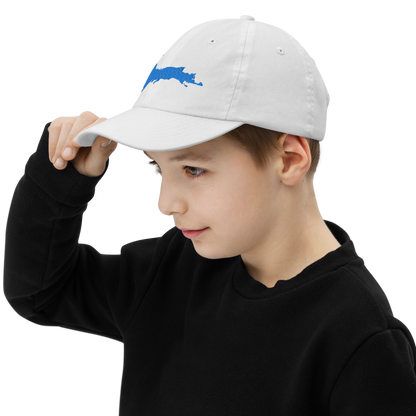 Michigan Upper Peninsula Youth Baseball Cap (w/ Azure UP Outline)