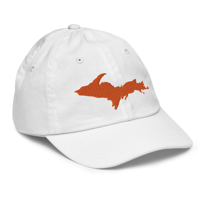 Michigan Upper Peninsula Youth Baseball Cap (w/ Orange UP Outline)