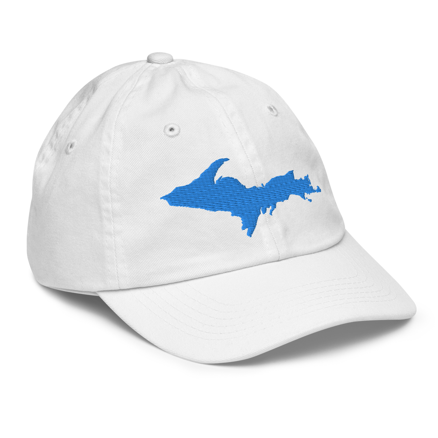 Michigan Upper Peninsula Youth Baseball Cap (w/ Azure UP Outline)