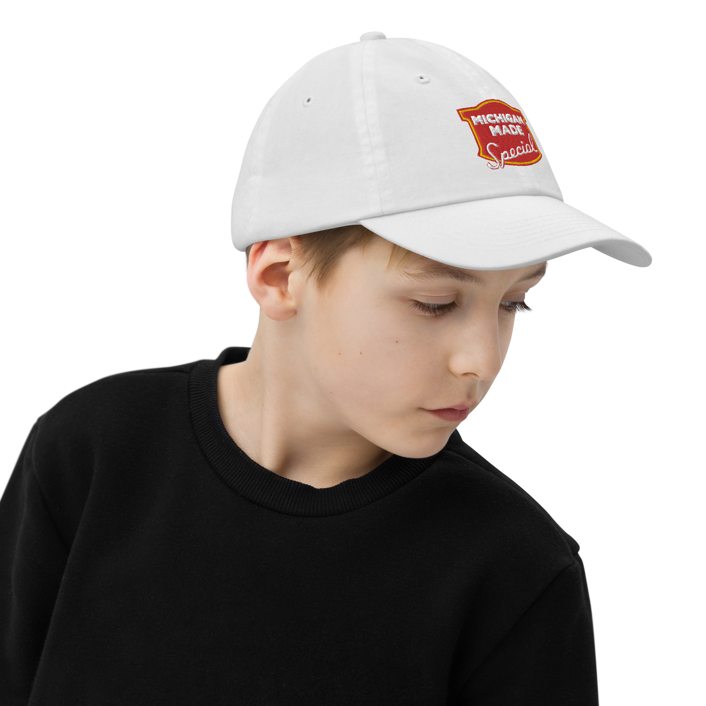 'Michigan Made' Youth Baseball Cap (Potato Chip Parody)