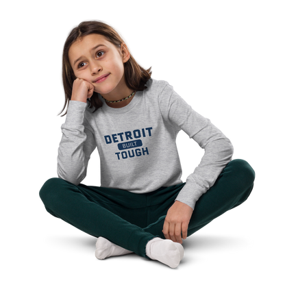 'Built Detroit Tough' T-Shirt | Unisex Youth Long Sleeve