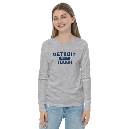 'Built Detroit Tough' T-Shirt | Unisex Youth Long Sleeve