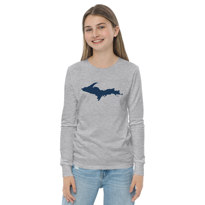 Michigan Upper Peninsula T-Shirt | Youth Long Sleeve