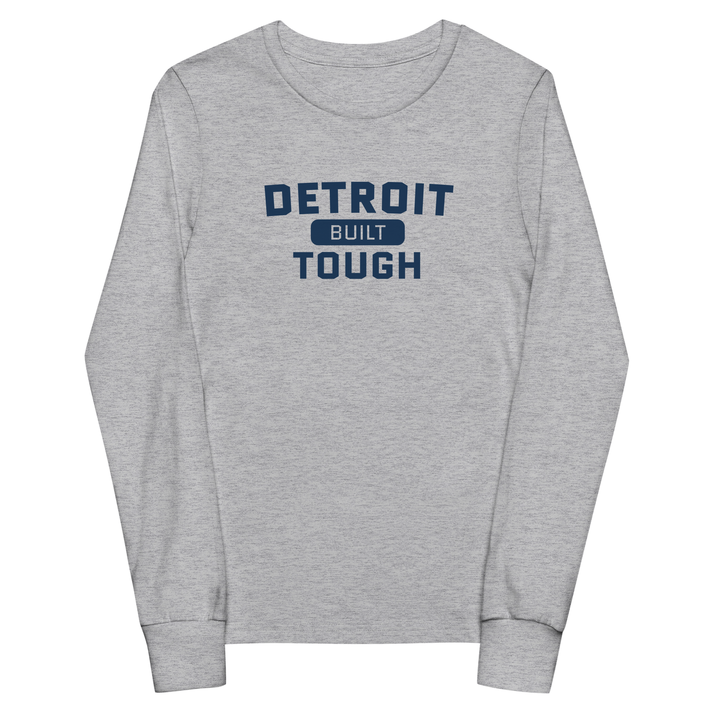 'Built Detroit Tough' T-Shirt | Unisex Youth Long Sleeve