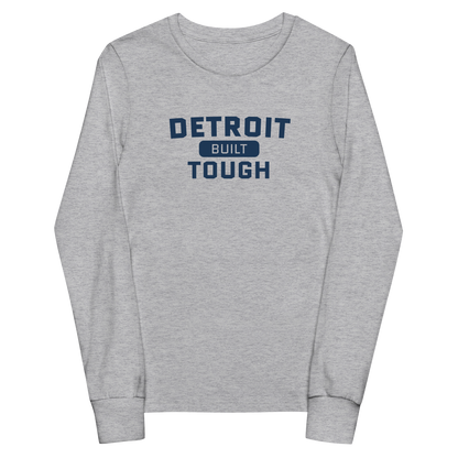 'Built Detroit Tough' T-Shirt | Unisex Youth Long Sleeve