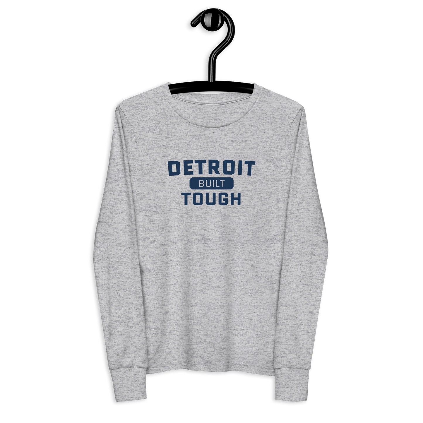 'Built Detroit Tough' T-Shirt | Unisex Youth Long Sleeve