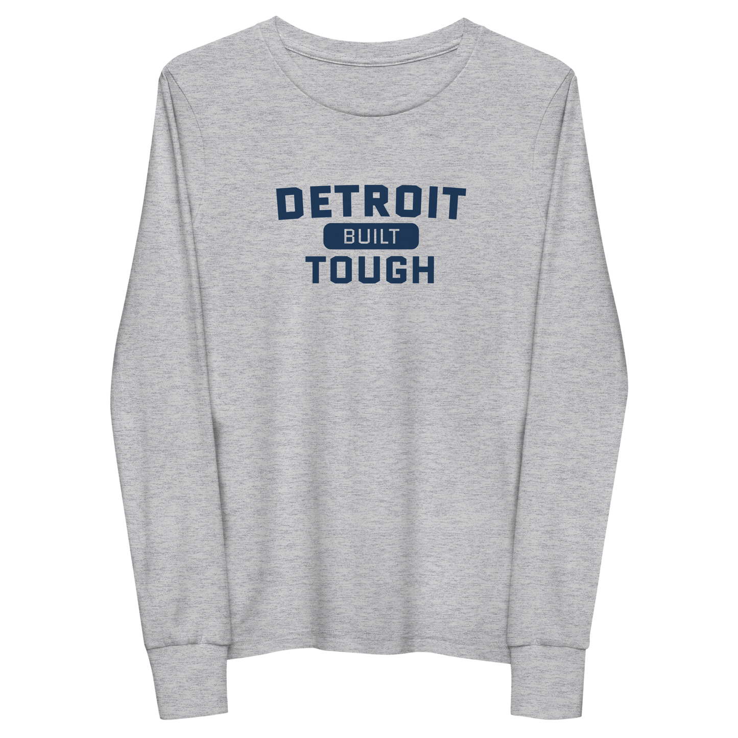 'Built Detroit Tough' T-Shirt | Unisex Youth Long Sleeve