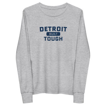 'Built Detroit Tough' T-Shirt | Unisex Youth Long Sleeve