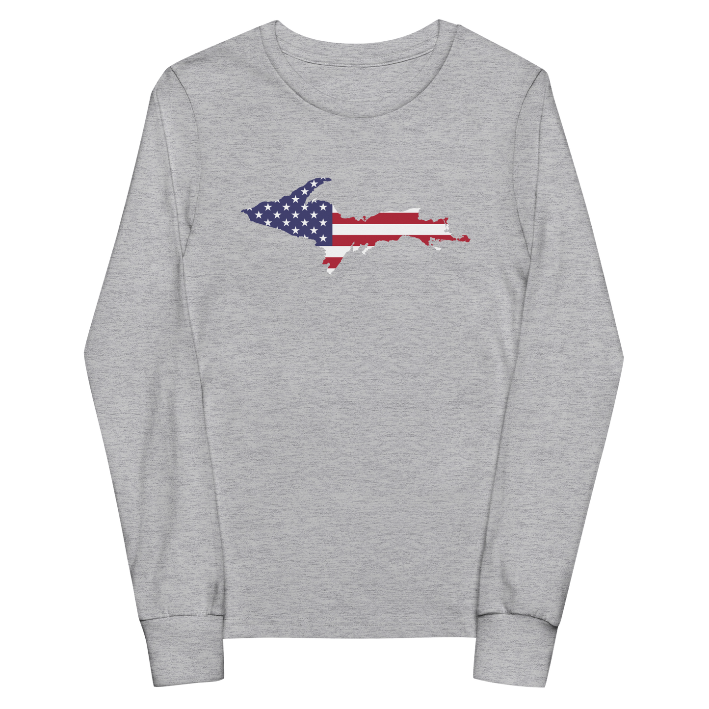 Michigan Upper Peninsula T-Shirt (w/ UP USA Long Sleeve) | Youth Long Sleeve