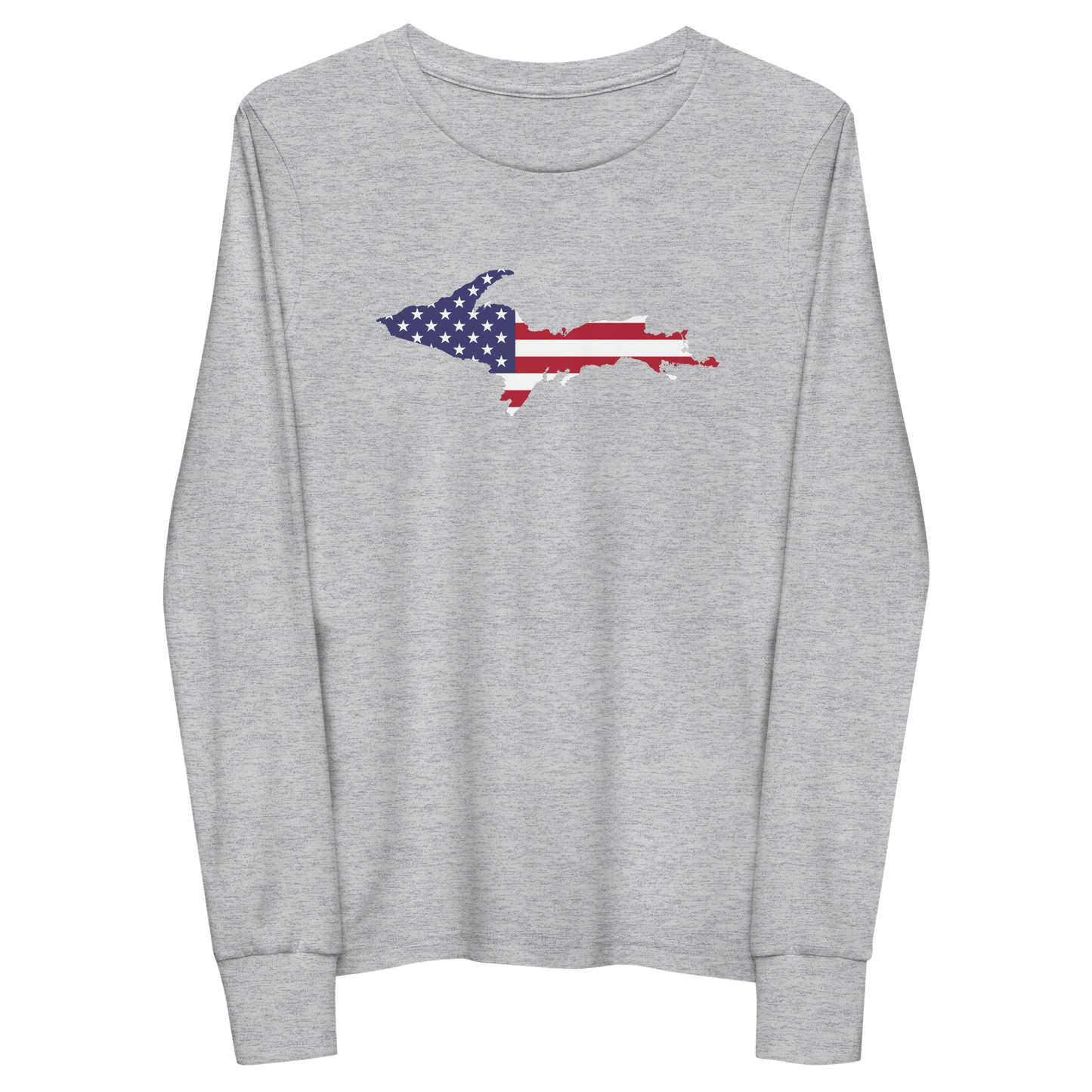 Michigan Upper Peninsula T-Shirt (w/ UP USA Long Sleeve) | Youth Long Sleeve