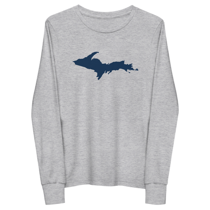 Michigan Upper Peninsula T-Shirt | Youth Long Sleeve