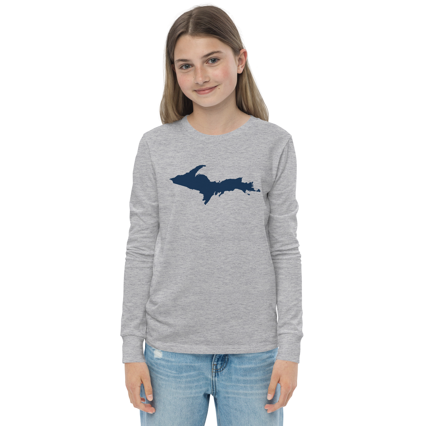 Michigan Upper Peninsula T-Shirt | Youth Long Sleeve