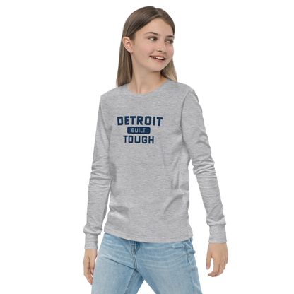 'Built Detroit Tough' T-Shirt | Unisex Youth Long Sleeve