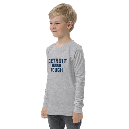 'Built Detroit Tough' T-Shirt | Unisex Youth Long Sleeve