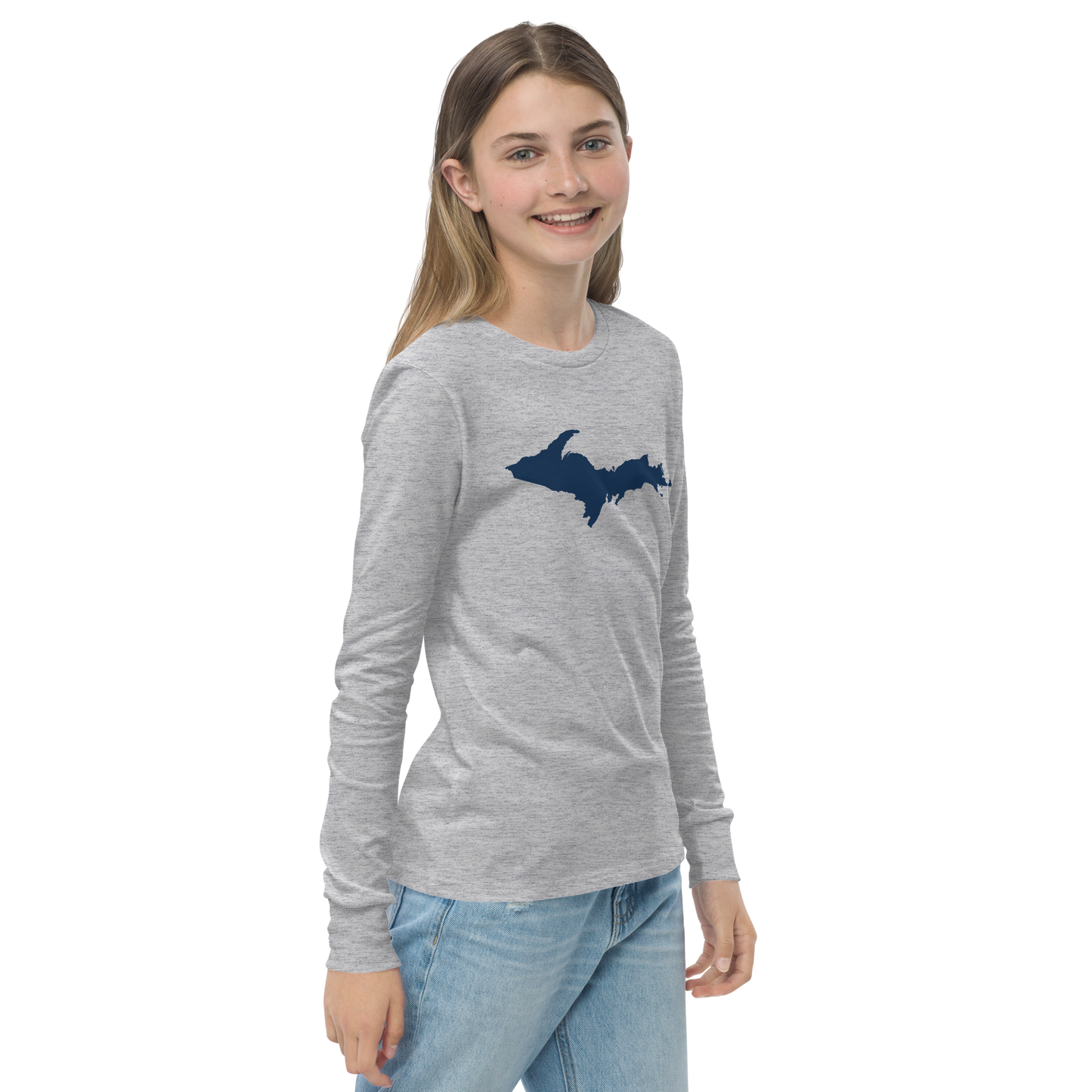 Michigan Upper Peninsula T-Shirt | Youth Long Sleeve