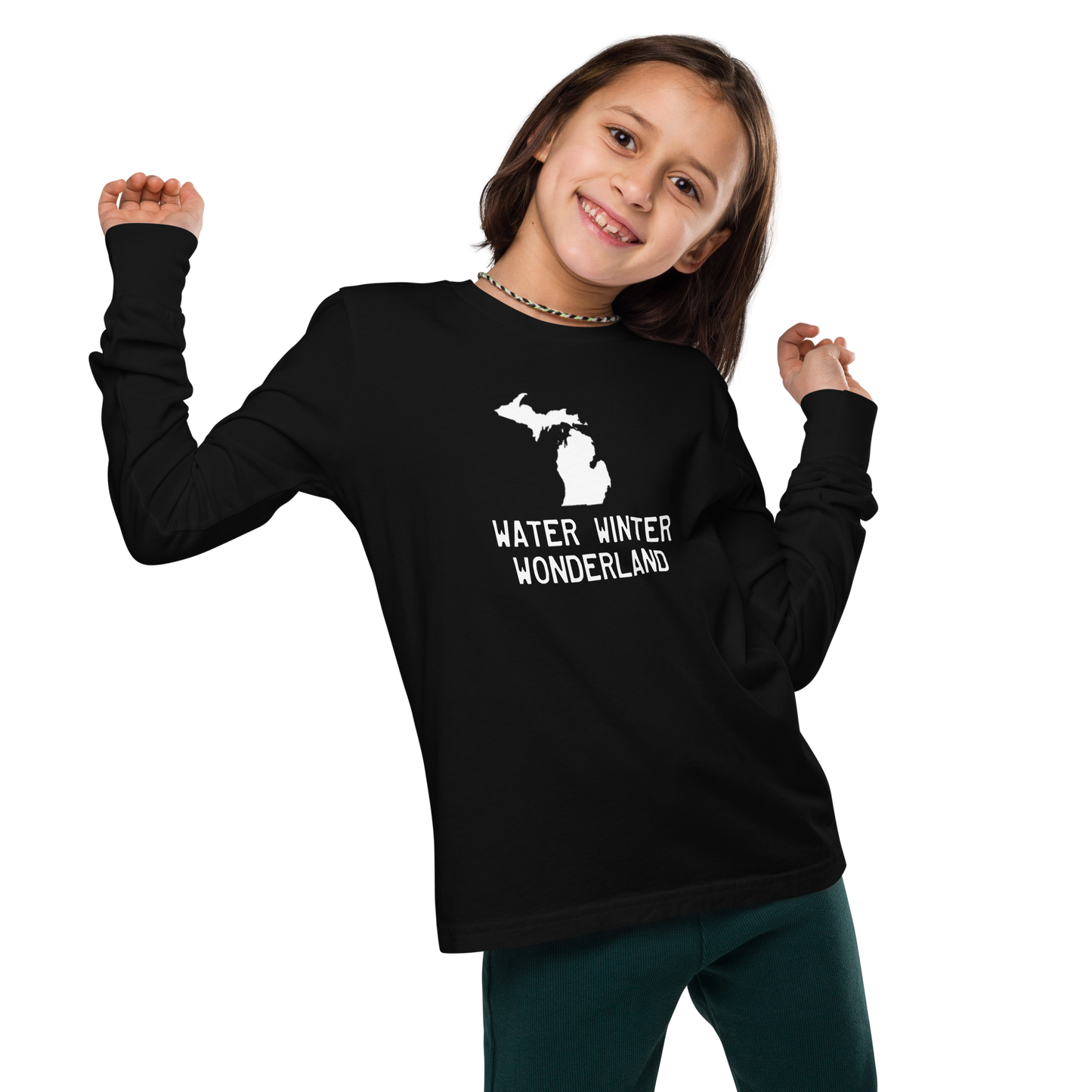 'Water Winter Wonderland' T-Shirt | Unisex Youth Long Sleeve