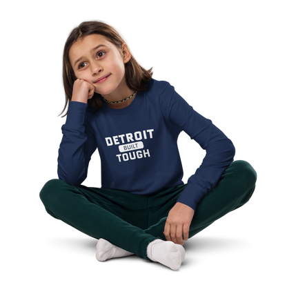 'Built Detroit Tough' T-Shirt | Unisex Youth Long Sleeve