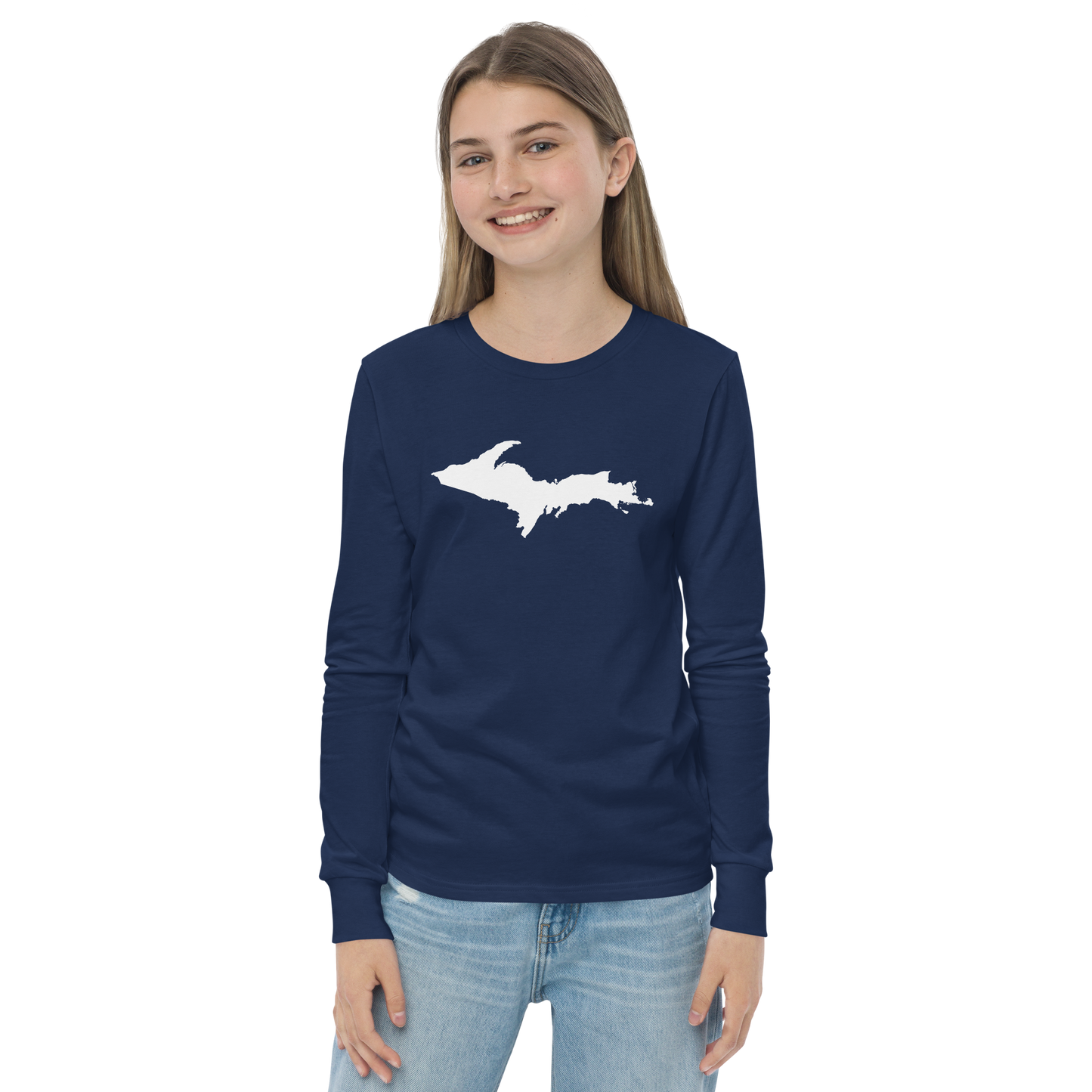 Michigan Upper Peninsula T-Shirt | Youth Long Sleeve