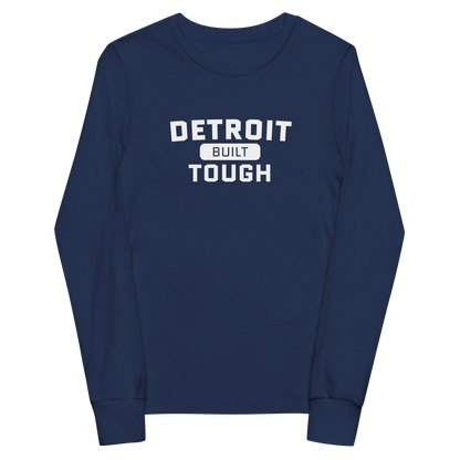 'Built Detroit Tough' T-Shirt | Unisex Youth Long Sleeve