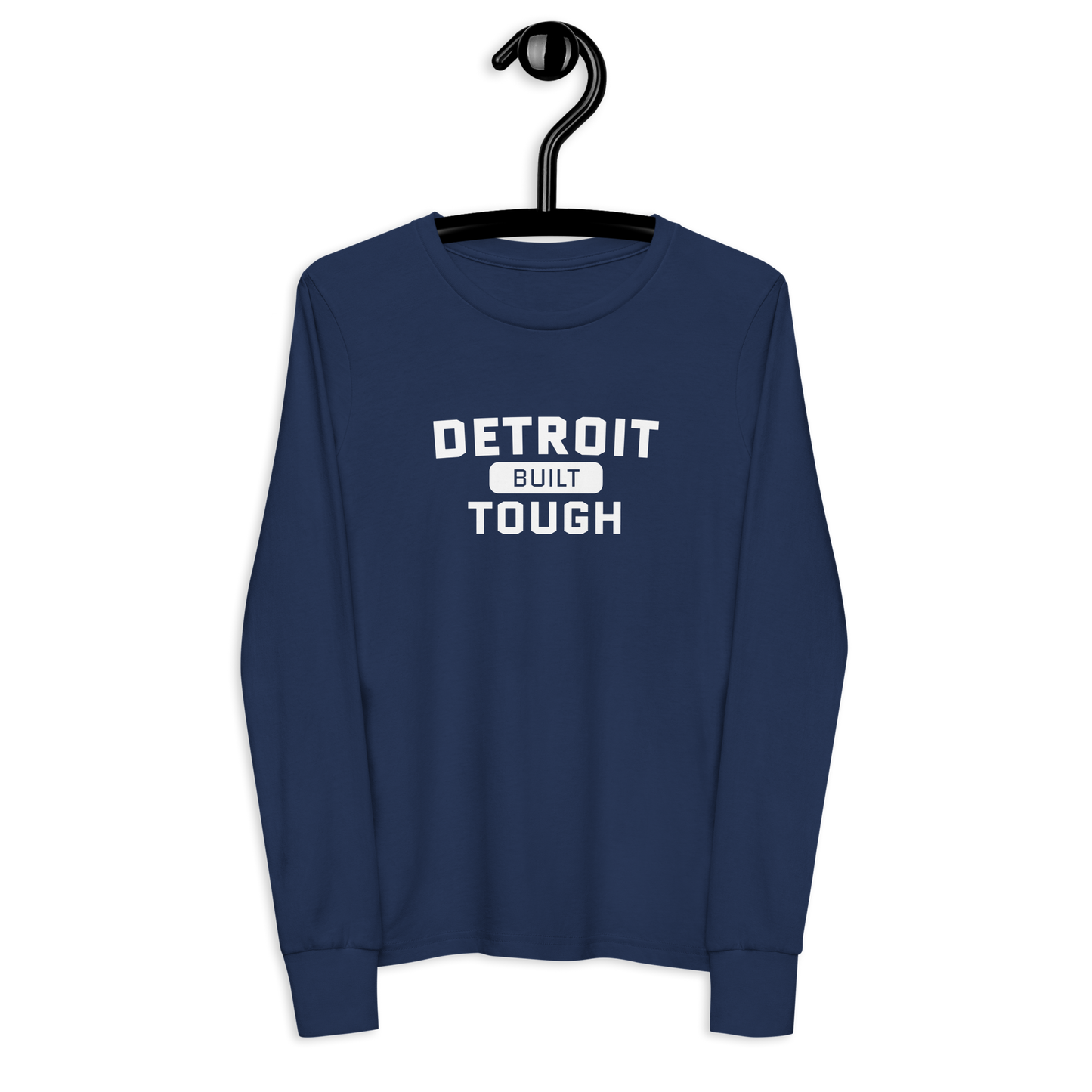 'Built Detroit Tough' T-Shirt | Unisex Youth Long Sleeve