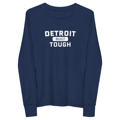 'Built Detroit Tough' T-Shirt | Unisex Youth Long Sleeve