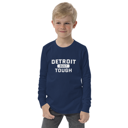 'Built Detroit Tough' T-Shirt | Unisex Youth Long Sleeve