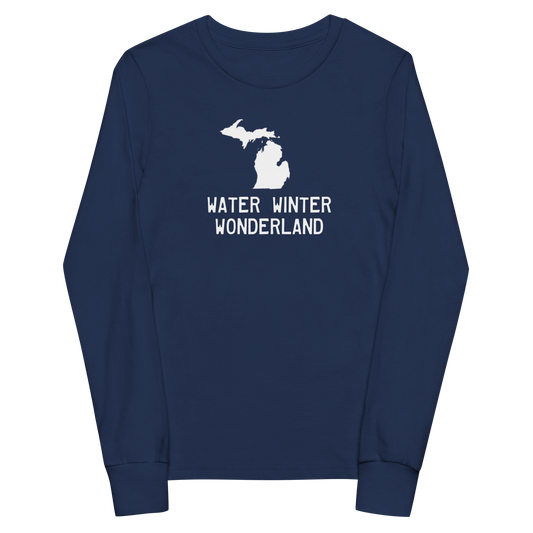 'Water Winter Wonderland' T-Shirt | Unisex Youth Long Sleeve