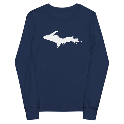 Michigan Upper Peninsula T-Shirt | Youth Long Sleeve